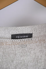 Primark White Viscose Sweater – Small Size