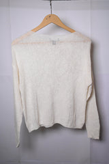 Primark White Viscose Sweater – Small Size