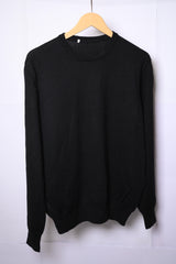 Thriftyfy Classic Black Full-Sleeve  Sweatshirt