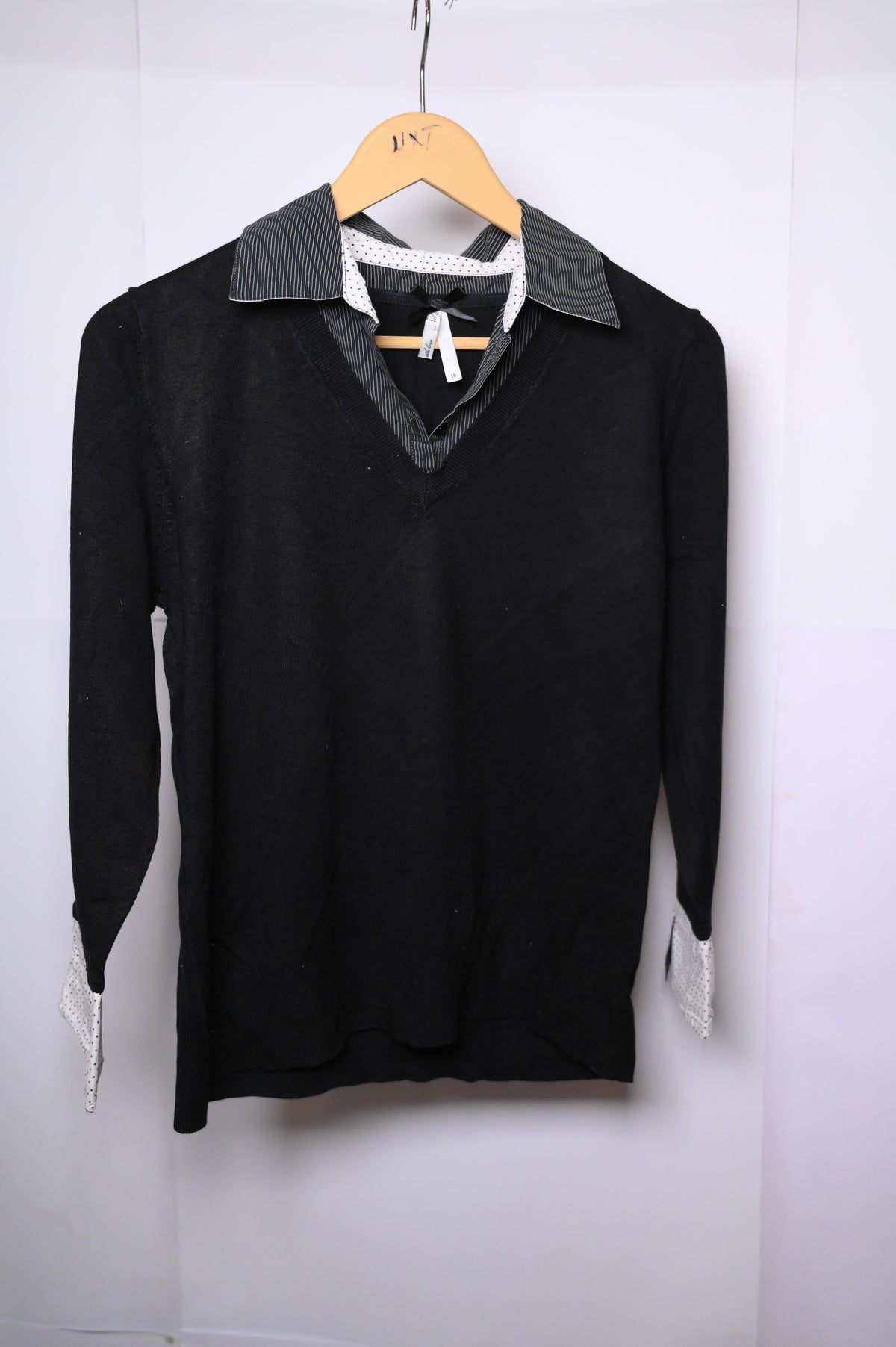 Next with Love Black Sweatshirt