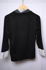 Next with Love Black Sweatshirt