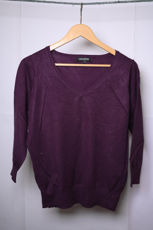 Collection Debenhams Purple Sweatshirt - Medium