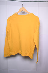 H&M Bright Yellow Full-Sleeve SweatShirt Printed