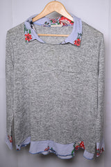 Pebble & Sione Grey Large Sweatshirt