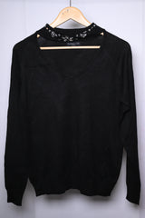 F&F Medium Black Winter Blouse