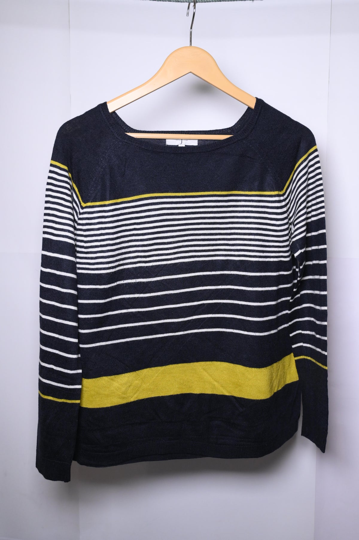 Jasper Conran Black and White Sweatshirt - Medium