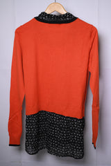 Next Rusty Lace Orange Blouse – Medium