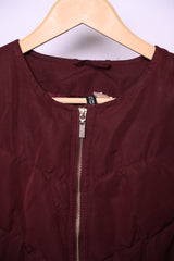 H&M Maroon Trendy Puffer Jacket