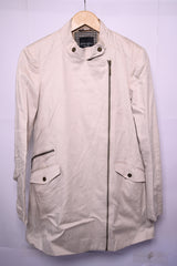 Principles by Ben De Lisi Cream White Zipper Jacket – Small