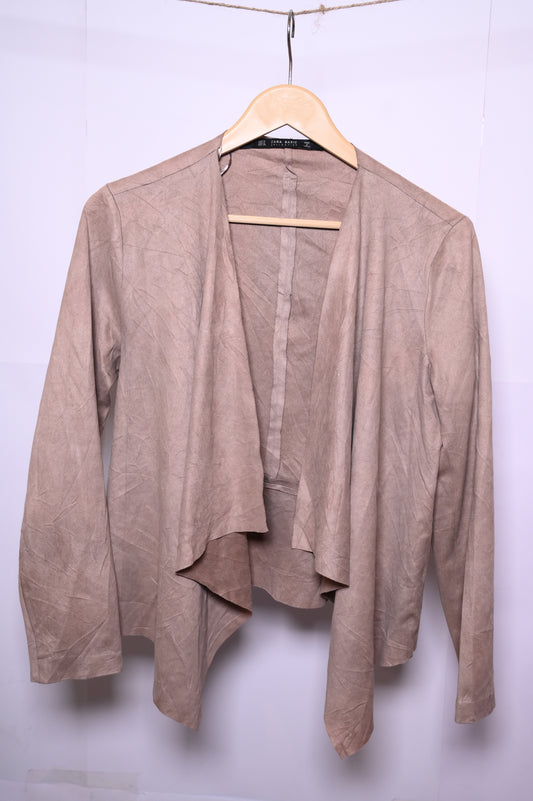 Fawn Polyester Shrug