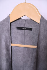 Dark Grey Polyester Shrug