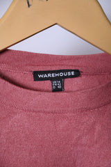 Warehouse Pink Medium Winter Blouse