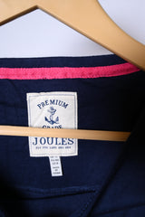 Joules Blue, White & Pink Lines Sweatshirt (Medium)