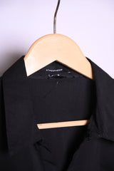 Atmosphere Black Half Sleeve Blouse - Medium (23")