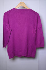 Marks and Spencer Magenta Viscose Sweater