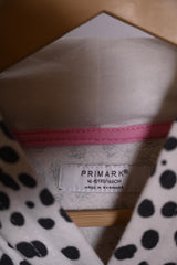 Primark White & Black Dots Hoodie