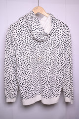 Primark White & Black Dots Hoodie