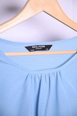 Real Form Medium Light Blue Blouse