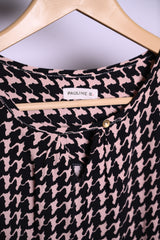 Pauline B Pink and Black Blouse – Small