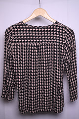 Pauline B Pink and Black Blouse – Small