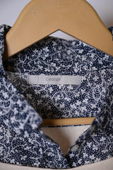 George Dual-Tone Off-White & Black Full-Sleeve Shirt