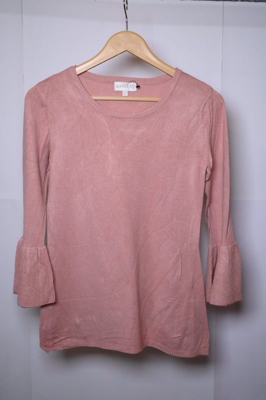 Apricot Pink Sweatshirt - Small