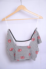 New Look Gray Crop Top - Medium