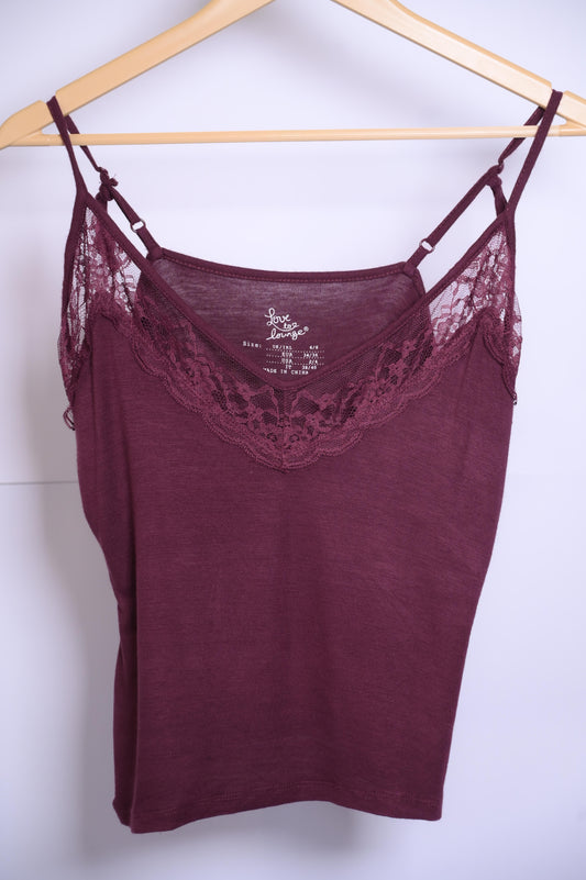 Love to Lounge Maroon Tank Top - Small