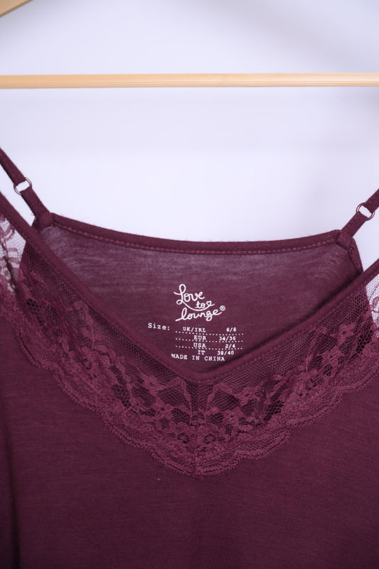 Love to Lounge Maroon Tank Top - Small