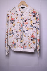 New Look Floral Zipper Jacket