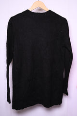 Elegant Plain Black Acrylic Shrug