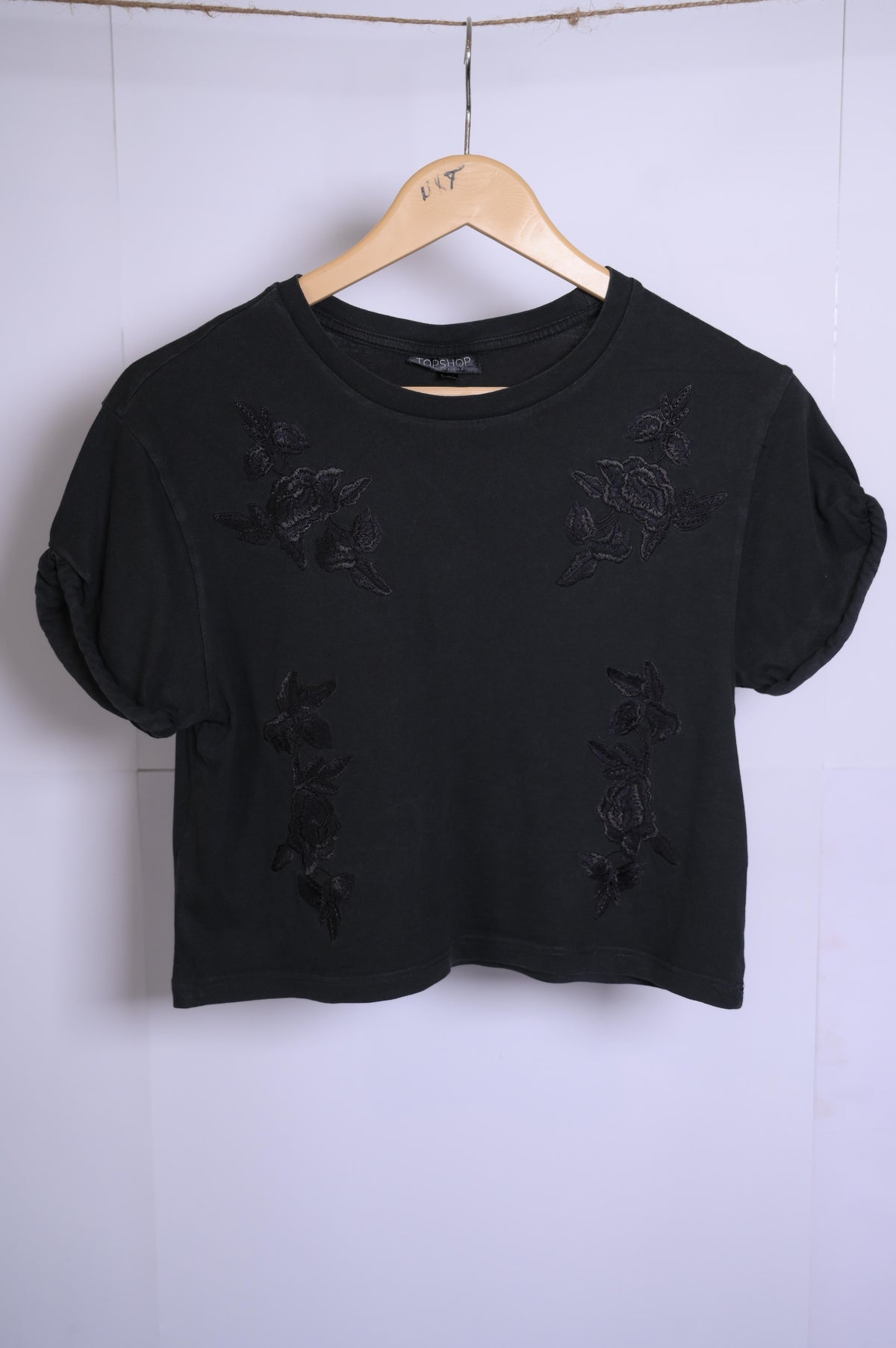 Top Shop Black Crop Top - XS