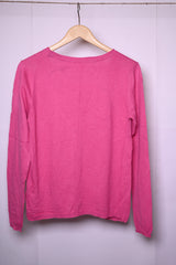 White Stuff Pink Viscose Sweater – Medium Size