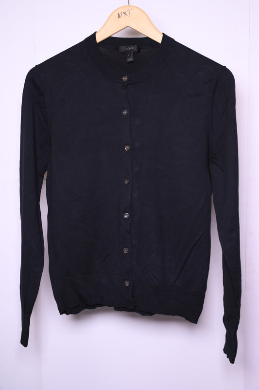 J.Crew Black Cotton Sweater