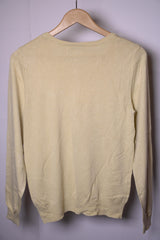 George Yellow Viscose Sweater - Medium