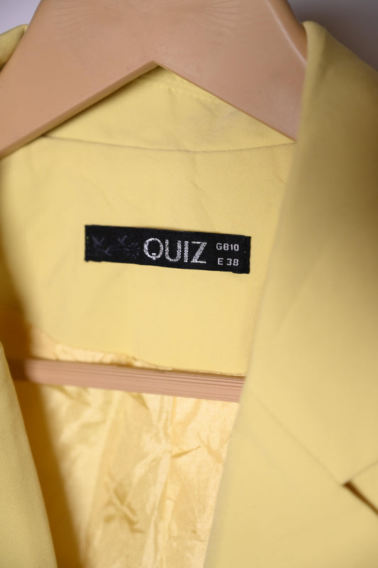 Quiz Yellow formal Coat
