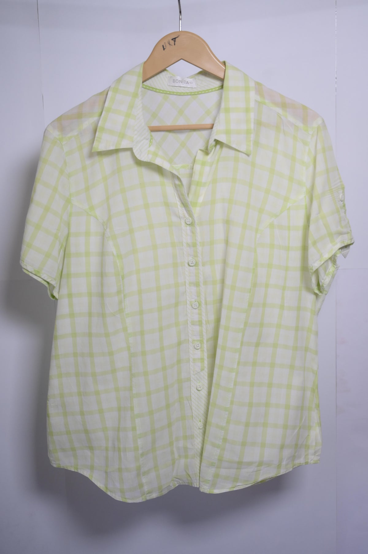 Bonita Light Green Blouse - Medium