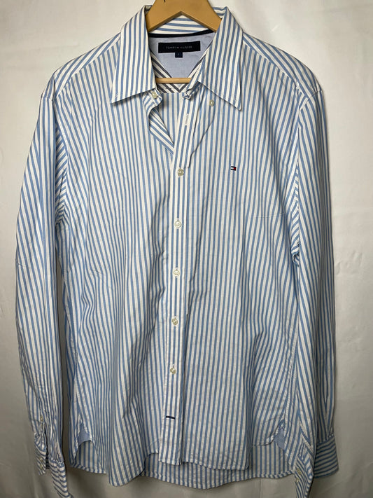Tommy Hilfiger Timeless Button-Down Shirt – Blue