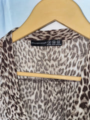 Brown Netted Blouse – Atmosphere