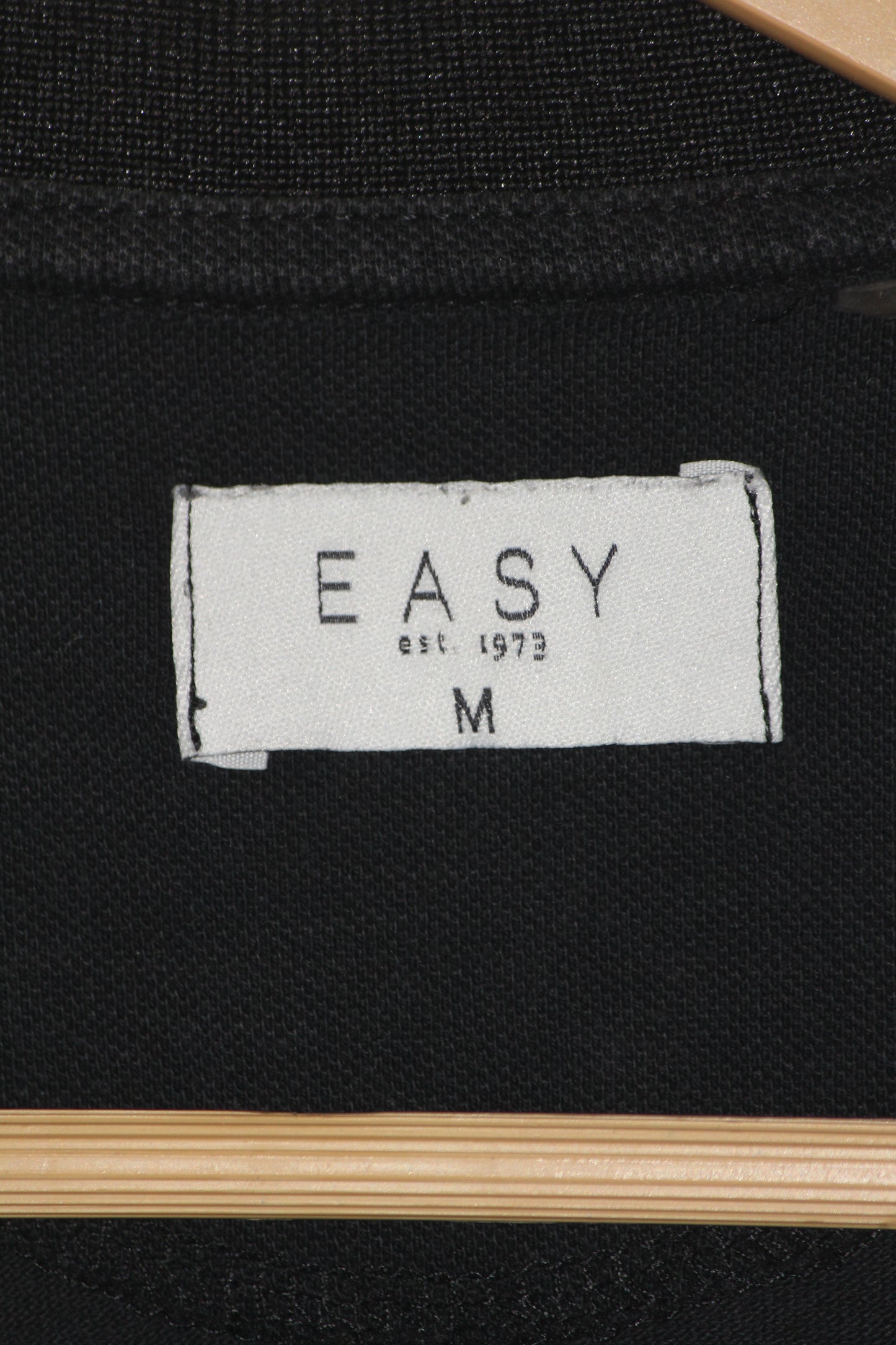 Easy Trio-Tone Black Polo Medium