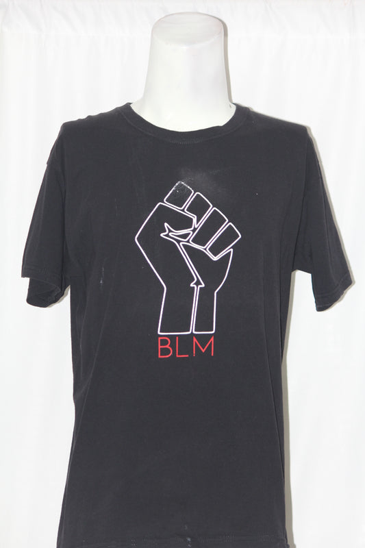 Fruit of the Loom Black Printed T-Shirt
