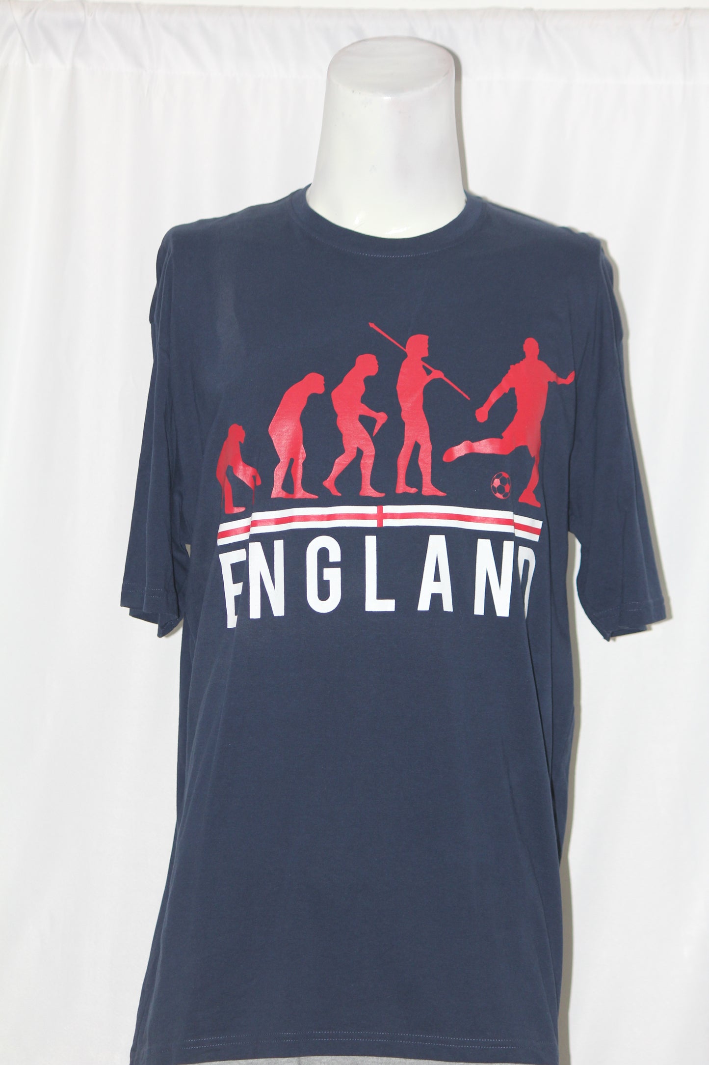 England Navy Printed T-Shirt