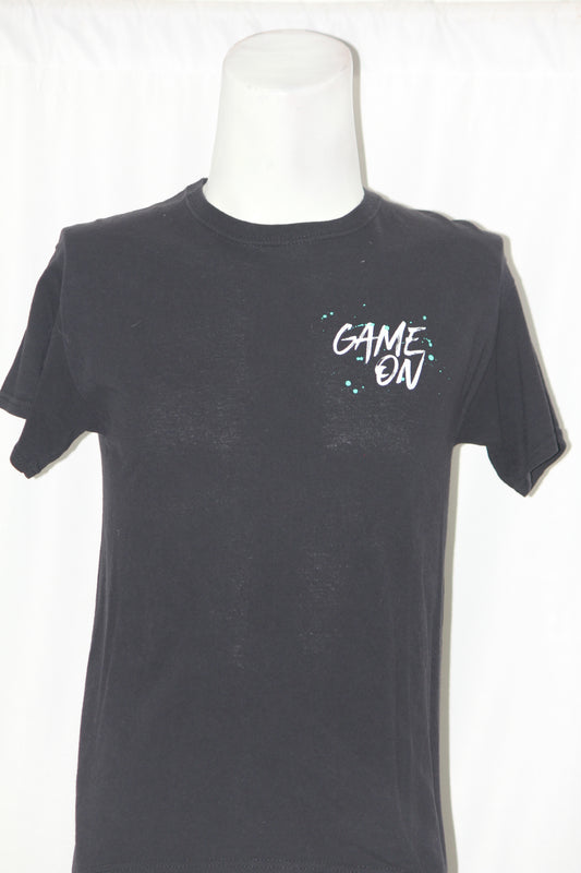 Fruit of the Loom Black Printed T-Shirt