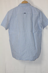 Light Blue Half Sleeve Button-Down Shirt – Crew (Medium)