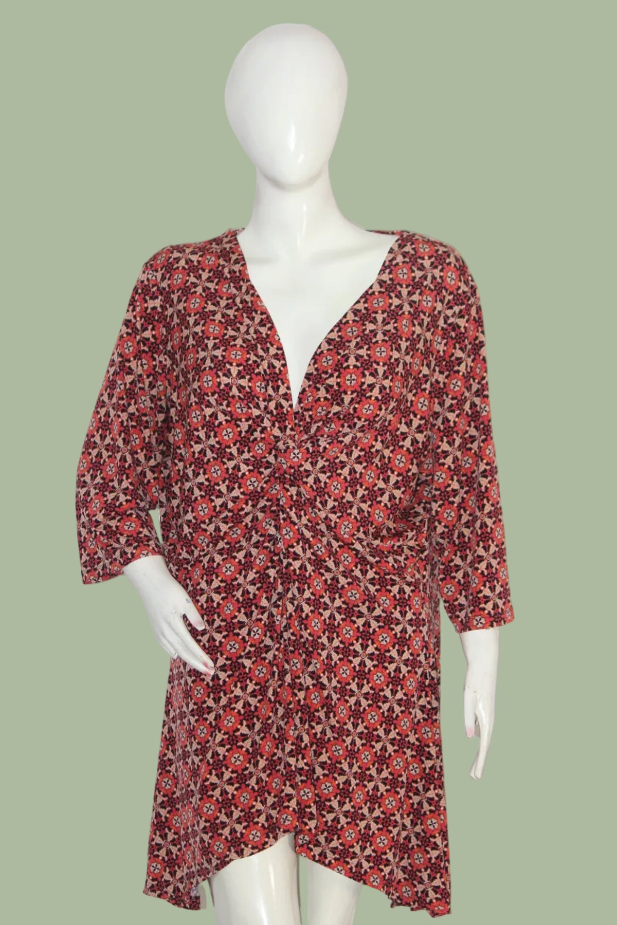 Anthology Red Floral Dress