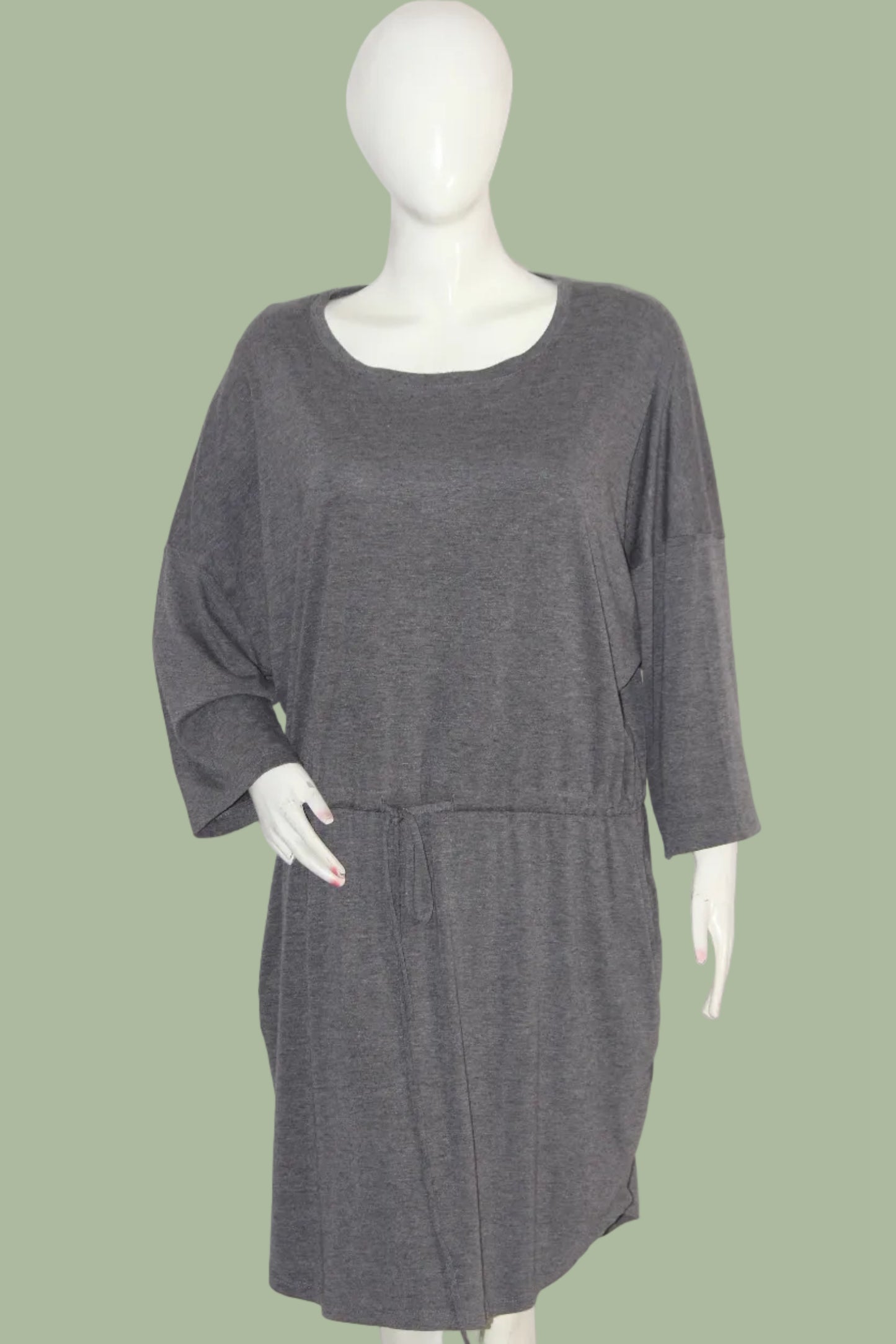 Peacocks Grey Long Dress