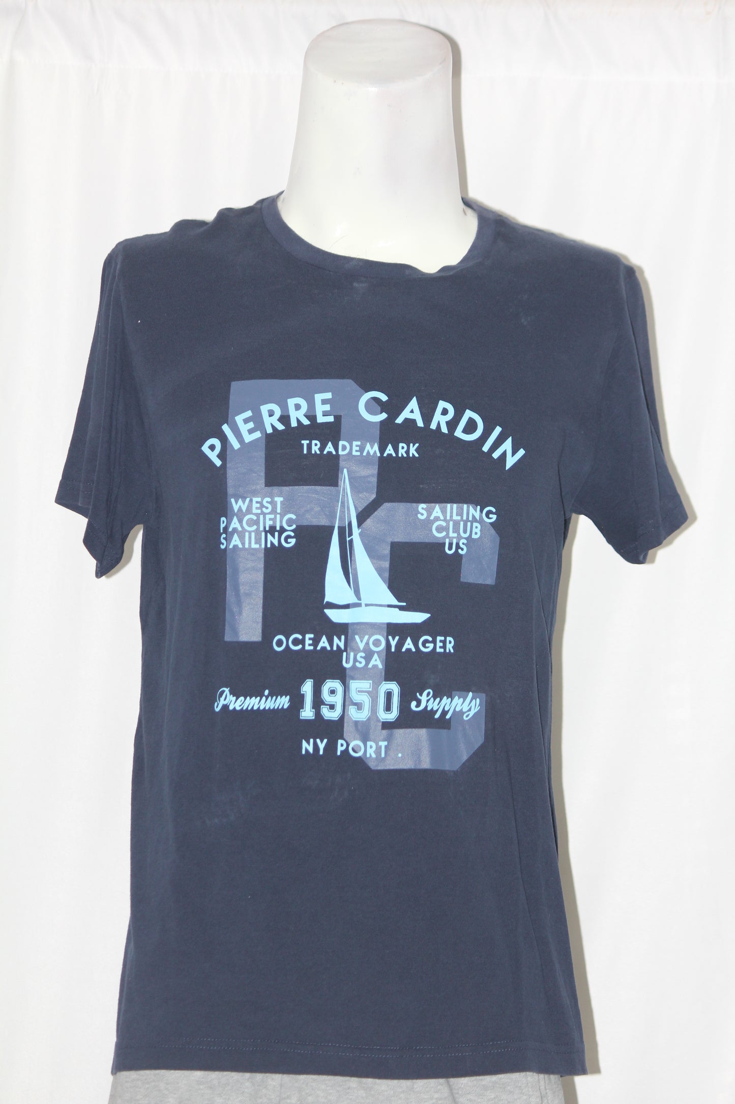 Pierre Cardin Navy Printed T-Shirt