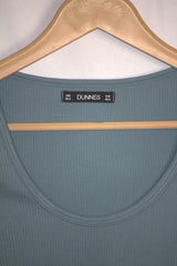 Dunnes Dark Green Full Sleeve Crop Top - XS