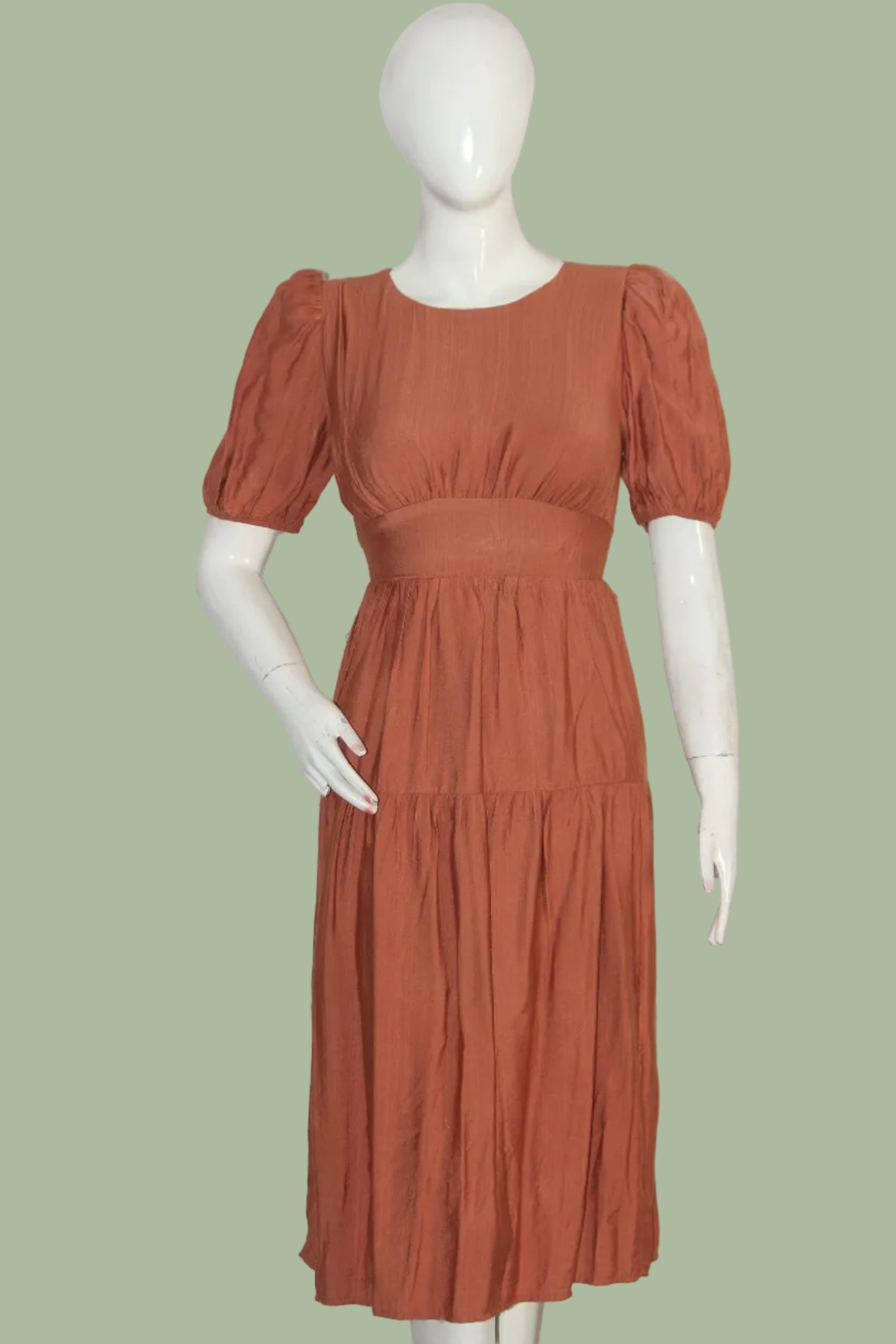 Gout de Jun Orange Dress