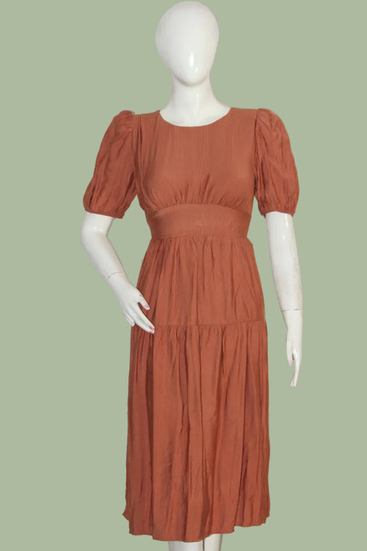 Gout de Jun Orange Dress